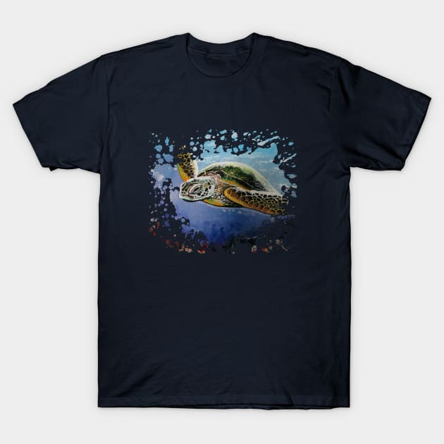 Sea Turtle T-Shirt by adamzworld